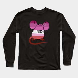 Lesbian Pride Mouse Long Sleeve T-Shirt